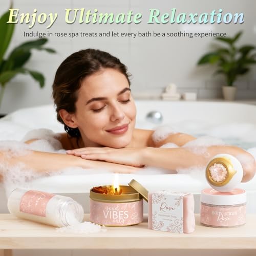Spa Gifts Baskets for Women Bath Set Birthday Gifts for Women Self Care Kit - Image 6