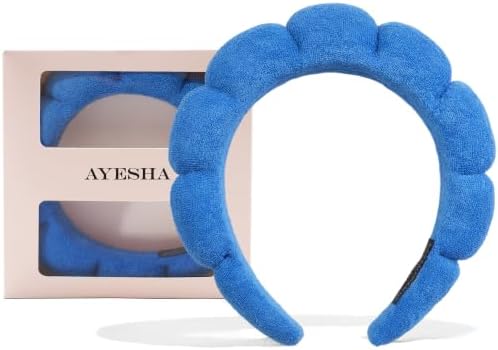 Ayesha Spa Headband for Washing Face Makeup Skincare Soft Sponge Hair band by AYESHA