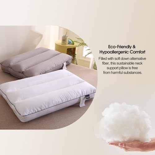 Side Sleeper Cervical Neck Support Pillow, Down Alternative Hotel Quality - Image 6
