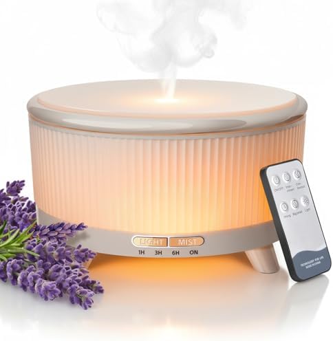 20-Hour Long-Lasting Aromatherapy, 500ML Essential Oil Diffuser by YOUENKITY