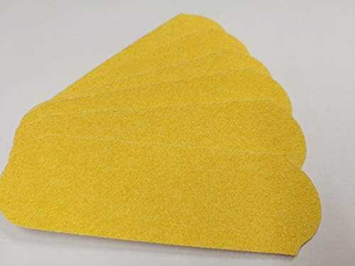 80 GRIT Stainless Steel Pedicure File Refill Pads, 60 Count (80 GRIT Yellow) - Image 3