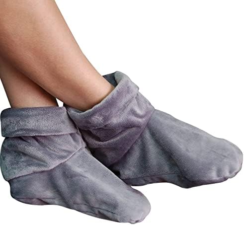 Mars Wellness Heated Microwavable Booties - Microwave Slipper Warmers by MarsWellness