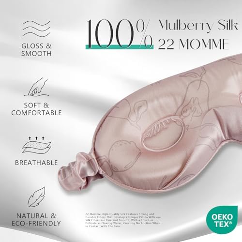 ZIMASILK Adjustable 3D 22 Momme 100% Mulberry Silk Sleep Mask - Image 2