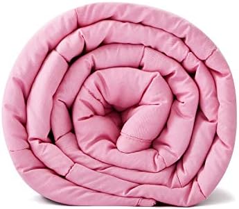 TONGDADA Kids Weighted Blanket | 40''x60'',7lbs | for Child Between 55-80 lbs | Premium Cotton Material with Glass Beads | Pink by TONGDADA