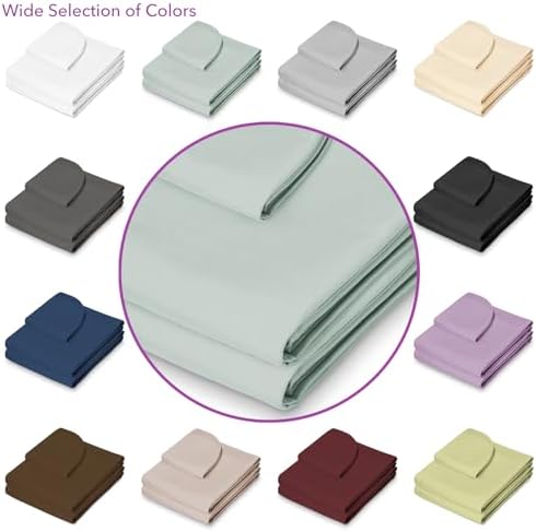Saloniture 3-Piece Microfiber Massage Table Sheet Set - Premium Facial Bed Cover - Includes Flat and Fitted Sheets with Face Cradle Cover - Seafoam Green - Image 5