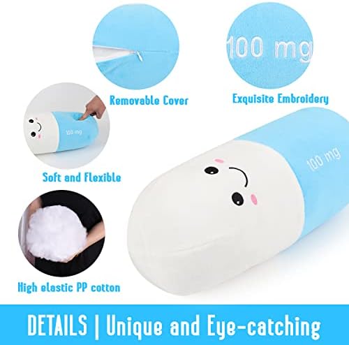 Cervical Neck Roll Pill Pillow, Cylinder Bolster Chill Pillows with Washable Cover, Round Neck Pillows Support for Bed Sleeping, Designed for Head, Neck, Lumbar, Legs Back and Yoga (Black, M) - Image 3