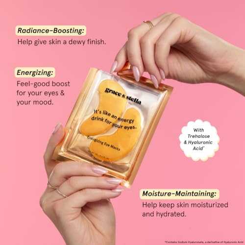 grace & stella Award Winning Eye Patches for Puffy Eyes - Image 3
