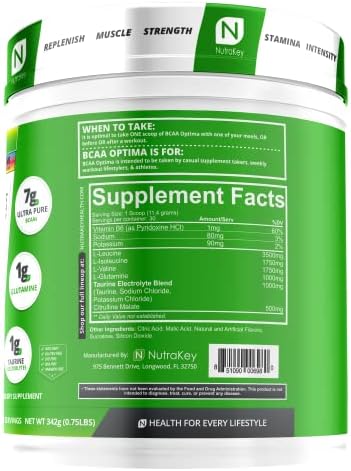 NutraKey BCAA Optima Post Workout Recovery Complex, No Sugar, No Carb, Recovery Aid, Rainbow - Image 2