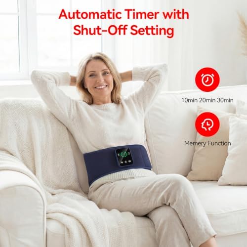 Cordless Red Light Therapy Belt for Body Back & Abdomen with Vibration - Image 6