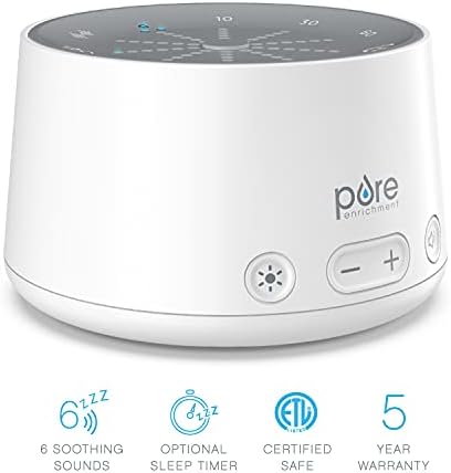 Pure Enrichment Doze Sound Machine and Sleep Light - 6 Soothing Sounds, Relaxing Pulse Light, Auto Sleep Timer, and Built-in USB Charger - All-Natural Sleep and Stress Reliever - Image 3