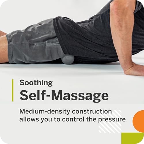 TRIGGERPOINT Foundation Massage Therapy Balls – Medium-Density Ball Massager for Back & Foot Pain Relief, Trigger Point Myofascial Tool for Yoga, Exercise & Physical Therapy, Grey/Orange, 4 Pack - Image 3