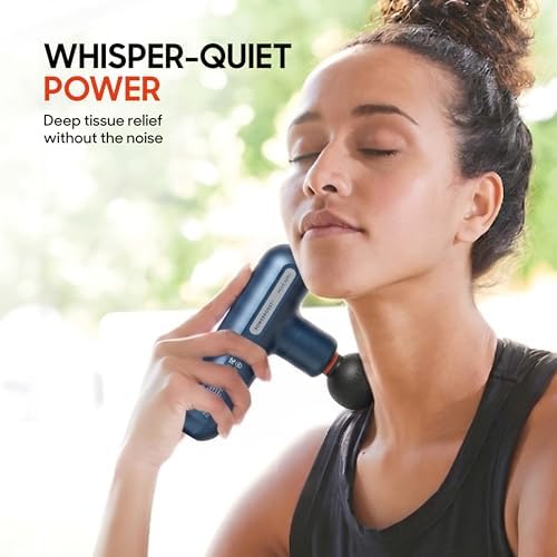 Sharper Image Powerboost Move Mini Percussion Massage Gun, Powerful & Quiet - Image 3