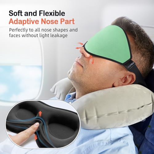LitBear Sleep Mask for Side Sleeper Women Men, Eye Mask for Sleeping - Image 3