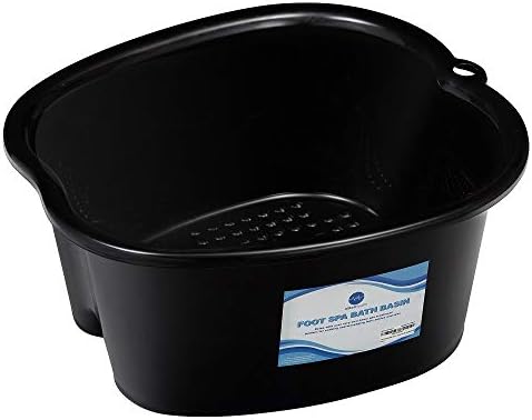 AllSett Health Foot Soaking Bath Basin – Large Size for Soaking Feet | Pedicure and Massager Tub for At Home Spa Treatment | Callus, Fungus, Dead Skin Remover by AllSettHealth
