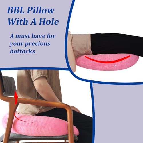 BBL Pillow After Surgery, Brazilian Butt Lift Foam Cushion for Sitting - Image 6