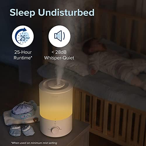 Levoit Top Fill 3L Humidifiers for Bedroom with Night Light, Cool Mist - Image 5