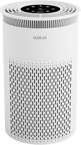 AZEUS Air Purifier for Home Pets Hair Dust in Bedroom Up Top 843 ft² H13 True HEPA Filter, 25db Filtration System Cleaner Odor Eliminators, Ozone Free, Remove 99.97% Dust Smoke VOCs by AZEUS
