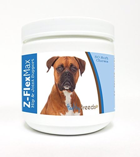 Healthy Breeds Boxer Z-Flex Max Hip and Joint Soft Chews 50 Count by HealthyBreeds