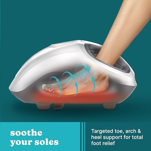 Homedics Shiatsu Foot Massager with Soothing Heat and Air Compression - Image 6