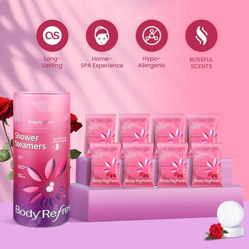 Shower Steamers Aromatherapy 8 Pack - Birthday Gifts for Women Mom Wife, Shower Bombs with Natural Essential Oils for Stress Relief Home Spa Relaxation, Self Care Gift for Women - Image 3
