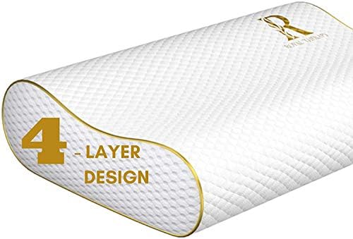 4-Layer Queen (2-Pack), Contour Pillow, Side Sleeper, Orthopedic, Neck Support, Pillow for Neck Pain, Pillow for Side Sleepers, CertiPUR-US - Image 3