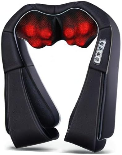 VIKTOR JURGEN Christmas Women Men Gifts, Shiatsu Neck and Shoulder Massager with Heat Deep Tissue Kneading Sports Recovery Massagers for Back, Relaxation Gift for Dad, Mom, Husband, Wife, Him, Her - Image 10