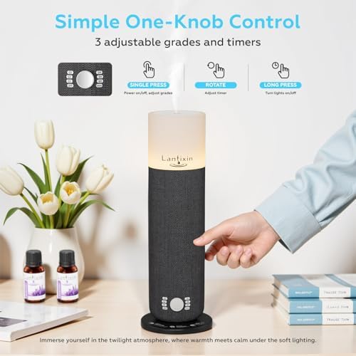LANTIXIN Waterless Essential Oil Diffuser, Smart App, 900 Sq Ft Coverage - Image 7