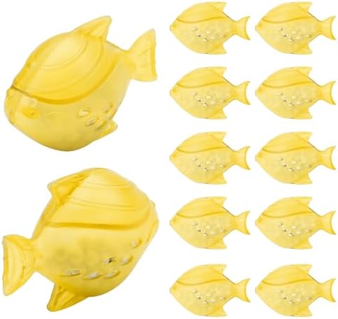 Humidifier Cleaning Fish for Humidifiers and Fish Tanks, Yellow, 12 Pack by Funmit