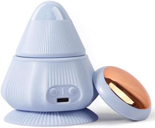 Mini Muscle Massager with Heat and Vibration Ball Massage Head by JIEJUNJIE