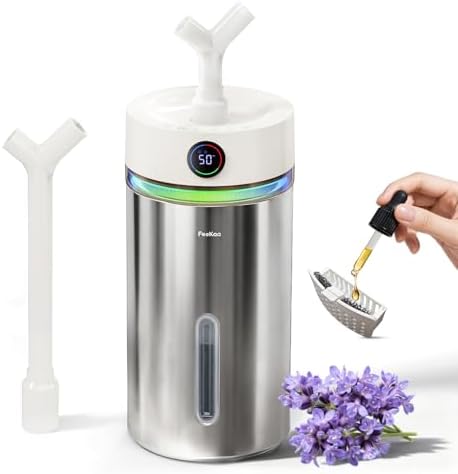 Feekaa Stainless Steel Humidifiers for Bedroom, 6L Cool Mist Humidifiers by Smallappliancesbigchange