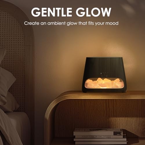 SALKING 2-in-1 Essential Oil Diffuser for Home, 150ml Salt Lamp Diffuser - Image 6