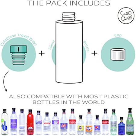 CuloClean Portable Bidet for Toilet or Travel. Peri Bottle for Men and Women. Handheld Spray. Bath Essentials (Aquamarine) - Image 3