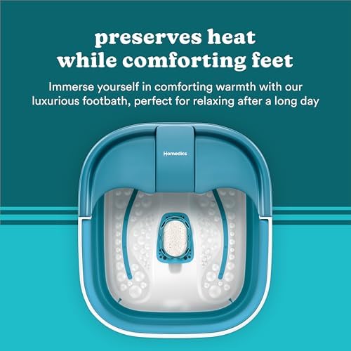 Homedics Smart Space Collapsible Foot Spa, Heat-Maintaining - Image 5