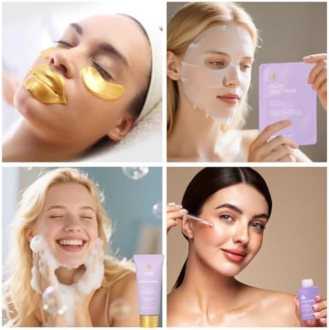 35 Pcs Gifts for Women, Lavender Bath & Body Gift Basket,Face Skin Care Set - Image 3