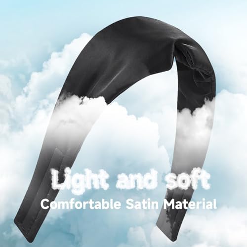 Umisleep Satin Sleep Mask for Side Sleeper, Blackout Eye Mask for Women Men - Image 3