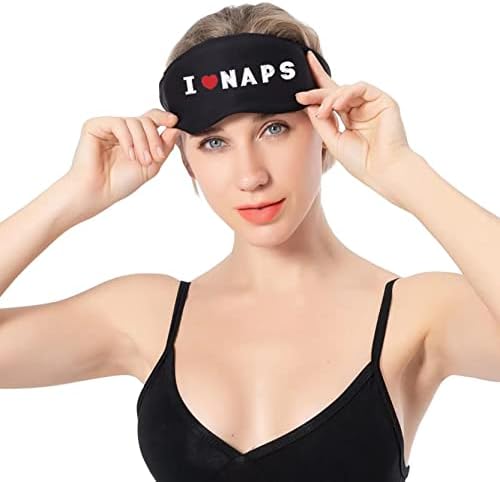 ALASKA BEAR Sleep Mask Personalized Comfort for Men and Women Total Blackout Eye Mask for Sleeping/Napping, Machine Washable (I Love Naps) - Image 6