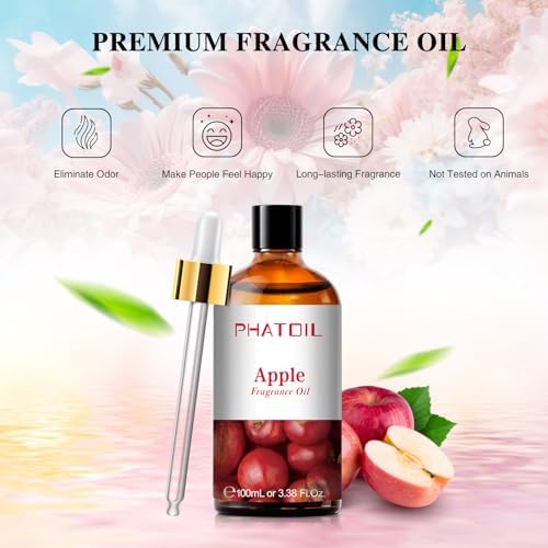 PHATOIL Apple Fragrance Oil for Diffuser Aromatherapy 3.38FL.OZ - Image 3