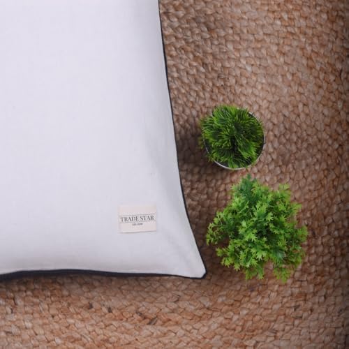 Trade Star Handloomed Throw Pillow Cover 100% Cotton Mudcloth Pillow Cover Tribal Print Boho Accent Bedroom Decoration Cushion Cover Handmade Indian Pillow Case Long Lumbar Cushion Case - Image 4