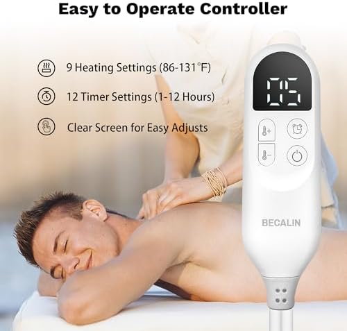 Massage Table Warmer Heating Pad Professional SPA Massage Bed Warmer Pads - Image 2