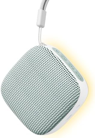 Portable Sound Machine for Travel, White Noise for Sleep with Night Light by HomeBest
