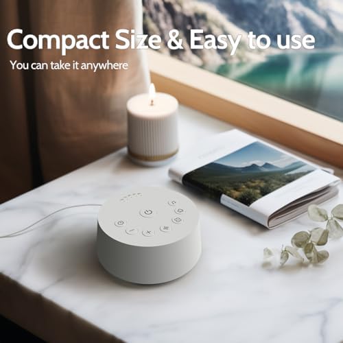 Color Noise Sound Machines Sleep White Noise Machine with 25 Soothing Sounds 32 Volume Levels 5 Timers and 4 Sound Categories and Memory Function for Kids Adults and Home - Image 5