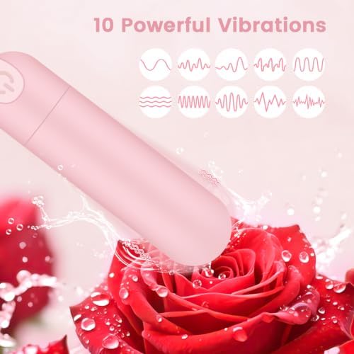 Kverg Mini Massager Waterproof Rechargeable 10 Vibration Pink - Image 3