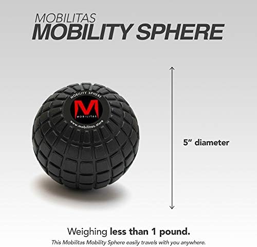 Mobility Sphere - 5 Inch Large Massage Ball Roller, Myofascial Release Ball & Psoas Release Tool - Trigger Point Massage Tool, Foam Roller Mobility for Muscle Recovery - Image 4