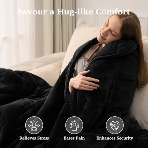 Sivio Weighted Blanket for Adult, Twin Size 15 lbs 48 x 72 Inches - Image 4