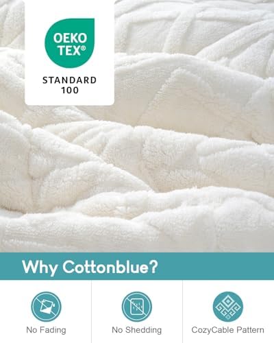 Cottonblue Weighted Blanket 15lbs for Adults Twin/Full Size 48x72in Soft - Image 3