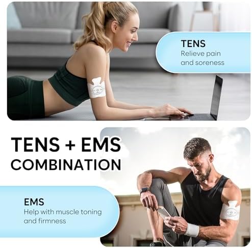 Easy@Home Rechargeable Wireless TENS Unit - EMS Muscle Stimulator - Image 3