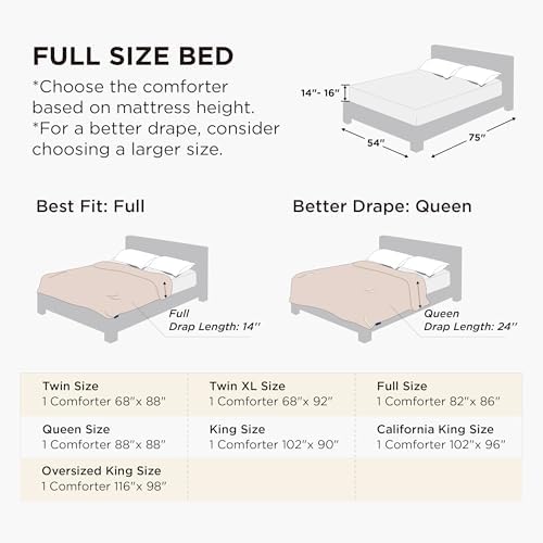 Bedsure Full Comforter Duvet Insert, All Season Bed Comforter, Quilted Down Alternative Duvet, Box Stitched Comforters with Corner Tabs, Machine Washable, 82 x 86 Inches (Pink/Grey) - Image 2