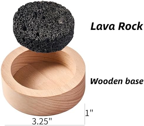 Small Passive Lava Rock Diffuser for Essential Oils Great for Decorating at Desk, Office or Car - Image 2