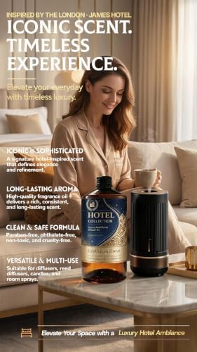 Hotel Diffuser Oil - Gentleman Grove Fragrance Oil waterless Large 500ml - Image 4