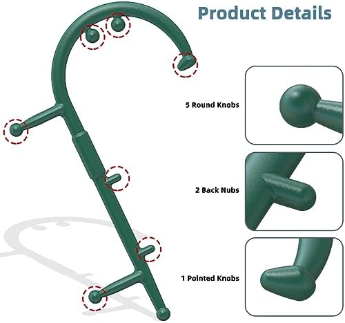 KEINE MARKE Trigger Point Massage Tool Body Deep Tissue Handheld Back, Neck, Shoulder, Leg and Feet Massager Rod, Muscle Release Tool Self Massage Hook Cane for Women & Men - Image 4